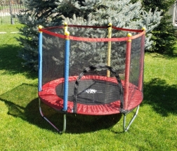 Trambulina Jump is My Life 140cm cu plasa siguranta